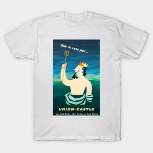 Vintage Travel Poster The Netherlands Union Castle T-Shirt